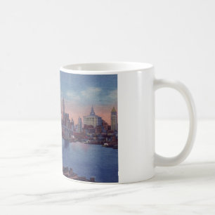 Vintage Brooklyn Bridge Kaffeetasse