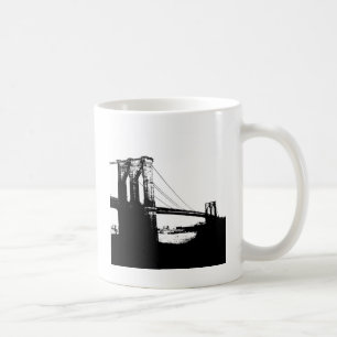 Vintage Brooklyn Bridge Kaffeetasse