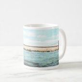 Vintage Brooklyn Bridge Tasse (VorderseiteRechts)