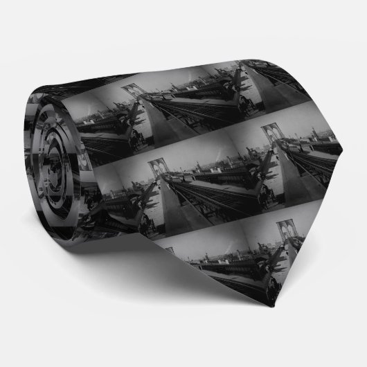 Vintage Brooklyn-Brücke Pre-1900 Krawatte (Gerollt)