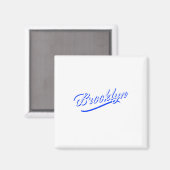 Vintage Brooklyn Magnet (Vorderseite/Rückseite)