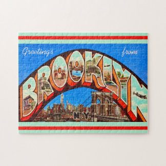 Vintage Brooklyn NY 11x14 Puzzle