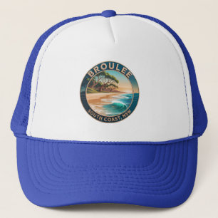 Vintage Broulee Beach Australia Travel Trucker Hut Truckerkappe
