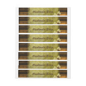 Vintage Brown & Beige-Seifenetiketten Rundum-Adressaufkleber (Bogen)