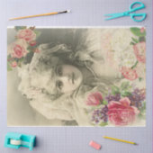 Vintage Brücke mit Rose Seidenpapier (Basteln)