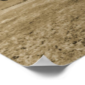 Vintage Brücke Poster (Ecke)