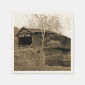 Vintage Brücke Serviette (Vorderseite)