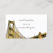 Vintage Brücke Visitenkarte (Rückseite)