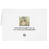 Vintage Brüder, Kinder, Jungen in der Tube, (Rückseite Horizontal)