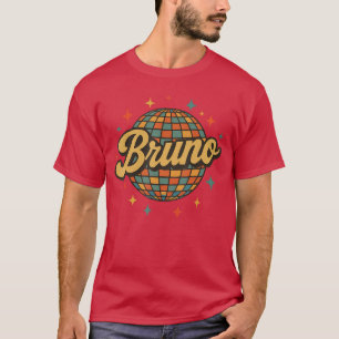 Vintage Bruno Personalisierter Name Ich liebe Brun T-Shirt