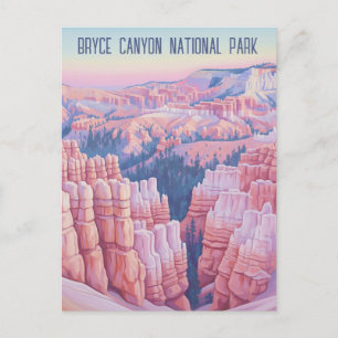 Vintage Bryce Canyon Nationalpark Utah Postkarte
