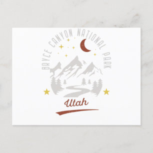 Vintage Bryce Canyon Nationalpark Utah Postkarte
