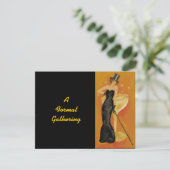 Vintage Bubbly Celebrate Formal Einladung (Stehend Vorderseite)