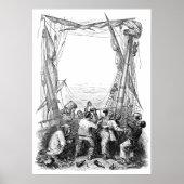 Vintage Buccaneers und ein schiffsgepeitschtes Pir Poster (Vorne)