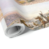 Vintage Buccaros Charles Marion Russell Geschenkpapier (Rolleneckpunkt)