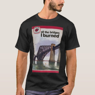 Vintage Buch Parodie Bridges Burned T-Shirt
