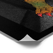 Vintage Buchabdeckung im Retro-Stil für Comic Poster (Ecke)