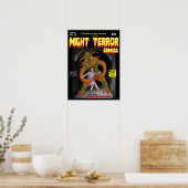 Vintage Buchabdeckung im Retro-Stil für Comic Poster (Küche)