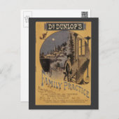 Vintage Buchbegleitungspraxis von Doktor Dunlop Postkarte (Vorne/Hinten)