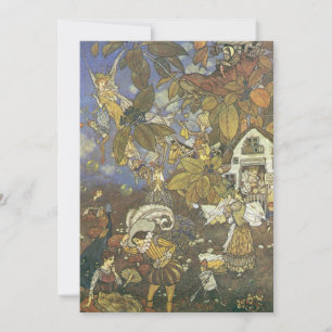 Vintage Buchcharaktere, Einladung zur Geburtstagsp