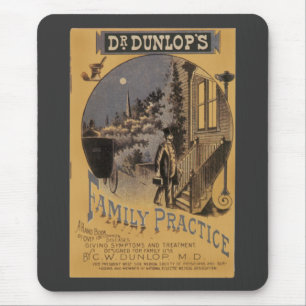 Vintage Buchcover Doctor Dunlops Family Practice Mousepad