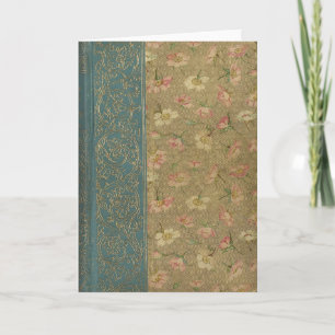 Vintage-Buchcover Karte