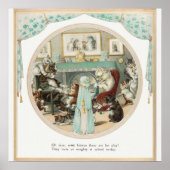 Vintage Buchdarstellung Poster (Vorne)