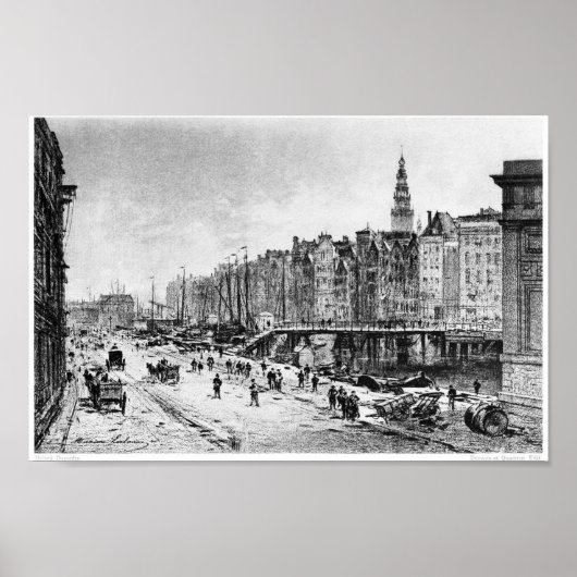 Vintage Buchdarstellung Poster (Vorne)