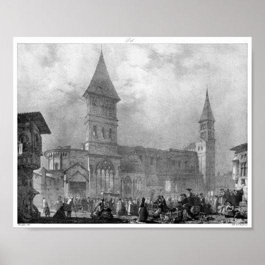 Vintage Buchdarstellung Poster (Vorne)