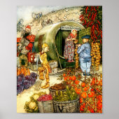 Vintage Buchdarstellung Poster (Vorne)