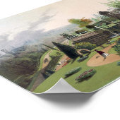 Vintage Buchdarstellung Poster (Ecke)