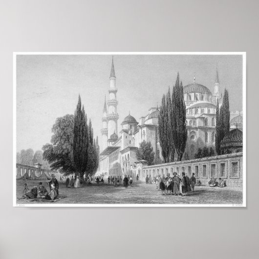 Vintage Buchdarstellung Poster (Vorne)