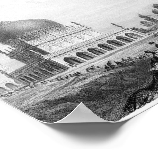 Vintage Buchdarstellung Poster (Ecke)