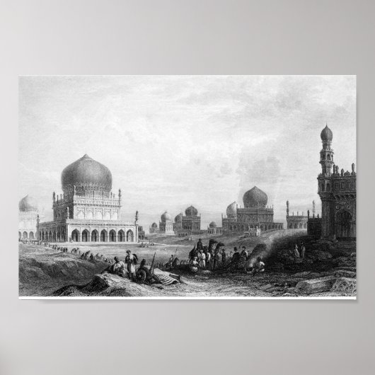 Vintage Buchdarstellung Poster (Vorne)