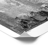 Vintage Buchdarstellung Poster (Ecke)