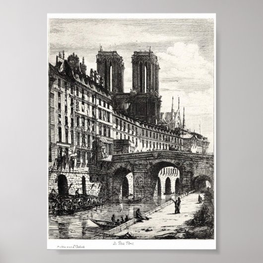 Vintage Buchdarstellung Poster (Vorne)