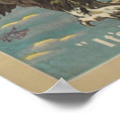 Vintage Buchdruck Poster (Ecke)