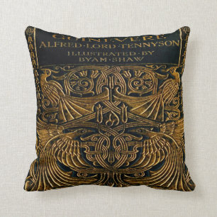 Vintage Bucheinband-Kissen Kissen