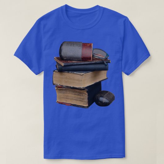 Vintage Bücher 1 T-Shirt (Design vorne)