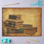Vintage Bücher 20x30 Dekoupage Seidenpapier (Basteln)