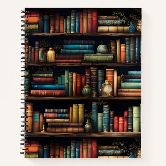 Vintage Bücher auf der virtuellen Bibliothek (Vorderseite)