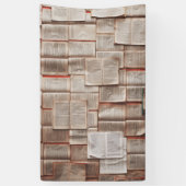 Vintage Bücher Banner (Vertikal)