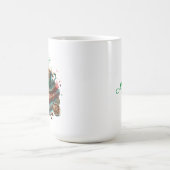 Vintage-Bücher, Blumen und Kaffee oder Tee Kaffeetasse (Mittel)