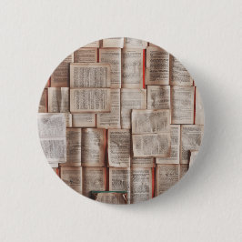 Vintage Bücher Button