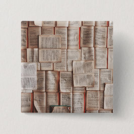 Vintage Bücher Button