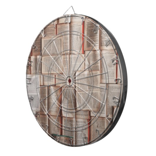 Vintage Bücher Dartscheibe (Vorderseite rechts)