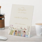 Vintage Bücher ein neues Kapitel Kinderkarten & Ge Sockelschild (In SItu)