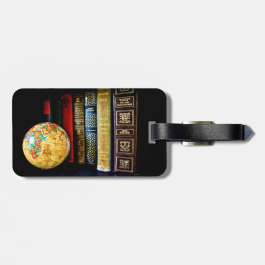 Vintage Bücher Gepäckanhänger (Rückseite horizontal)