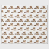 Vintage Bücher Geschenkpapier (Flach)