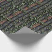 Vintage Bücher Geschenkpapier (Ecke)